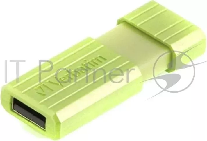 Флеш Диск VERBATIM 16Gb PinStripe 49070 USB2.0 зеленый