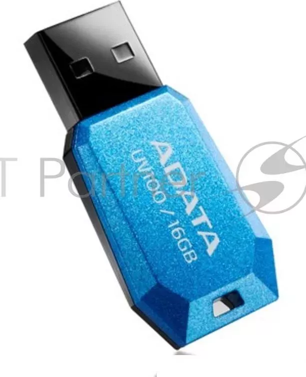Флеш Диск AData 16Gb UV100 AUV100-16G-RBL USB2.0 голубой