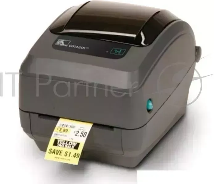 Принтер этикеток Zebra TT Printer GX420t, 203dpi, Euro and UK cord, EPL2, ZPL II, USB, Serial, Centronics Parallel