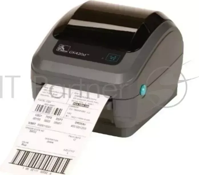 Принтер этикеток Zebra DT Printer GX420d, 203dpi, Euro and UK cord, EPL2, ZPL II, USB, Serial, Centronics Parallel