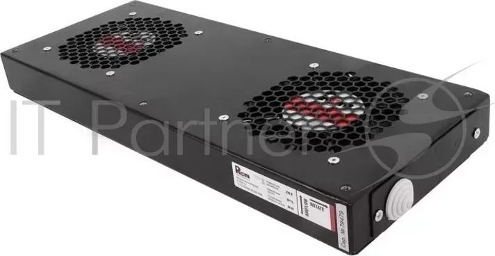 Модуль вентиляторный ЦМО , 2 вентилятора, колодка, ч рный R FAN 2J 9005