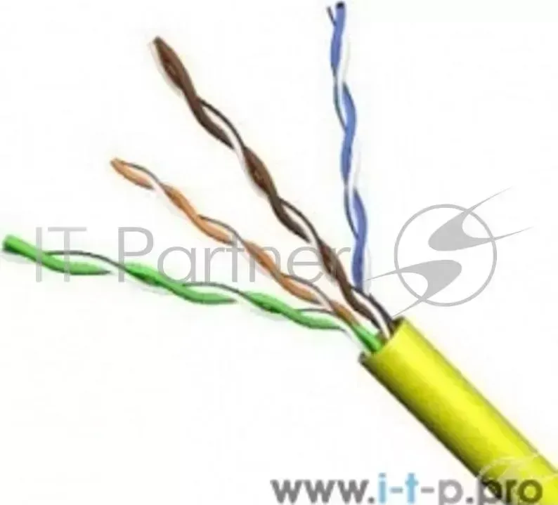 Кабель VCOM VNC1100-YE UTP 4 пары кат.5е (бухта 305м), желтый