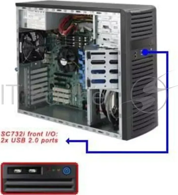 Корпус Supermicro CSE 732I 500B