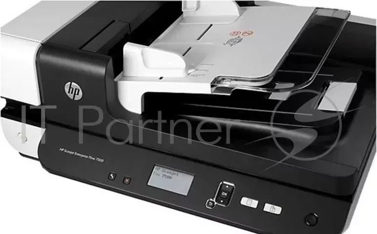 Сканер Hewlett-Packard HP Scanjet Enterprise Flow 7500, планшетный A4 (216x864 mm), 600x600dpi, 24bit, USB, LCD, ADF 100 sheets, 50(100) ppm, Duplex, 1y warr, (замена L2725A