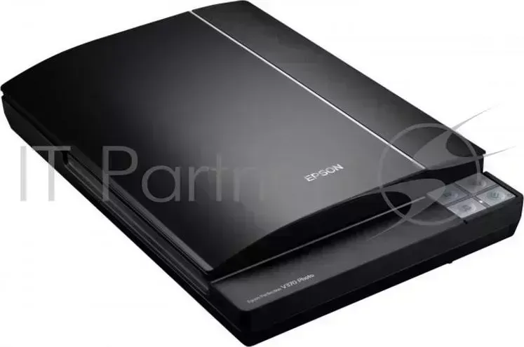 Сканер EPSON Perfection V370 Photo, планшетный, A4, CCD, 4800x9600 dpi, 3,2D, слайд адаптер, USB 2.0
