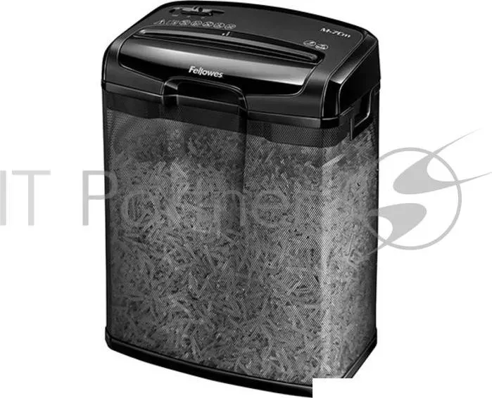 Шредер FELLOWES Powershred M 7Cm FS 4701801 DIN P 4, 4х35 мм, 7лст., 13лтр., сетчатая металл. корзина