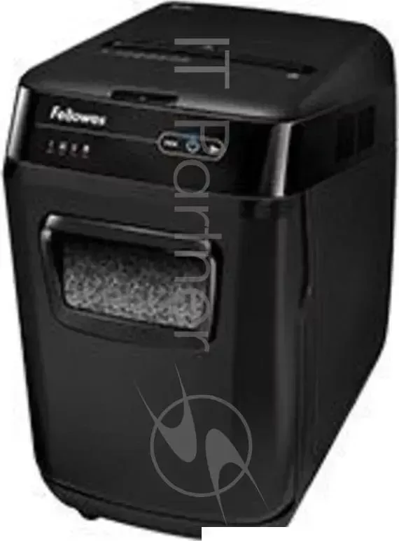 Шредер FELLOWES AutoMax 200M микрорезка, автоподача, DIN P 5, 2х14 мм, 200 лст. 32 лтр.