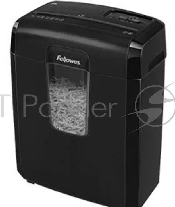 Шредер FELLOWES PowerShred 8C, DIN P 4, 4х35мм, 8лст., 14лтр.,уничт.: скобы,скр., пл.карты.