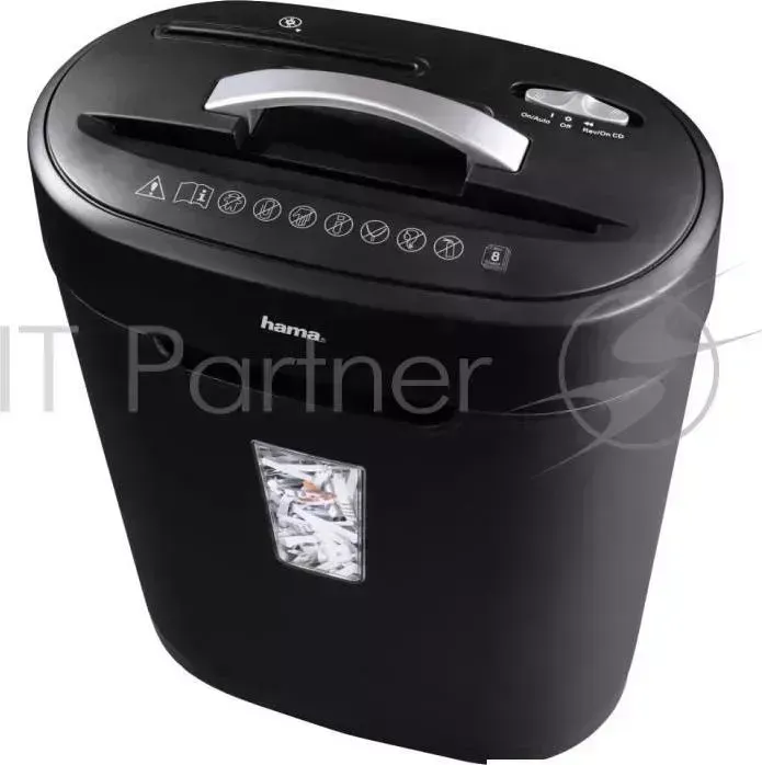 Шредер HAMA Premium H-50189/фрагменты/10лист./16лтр./скобы/пл.карты/CD
