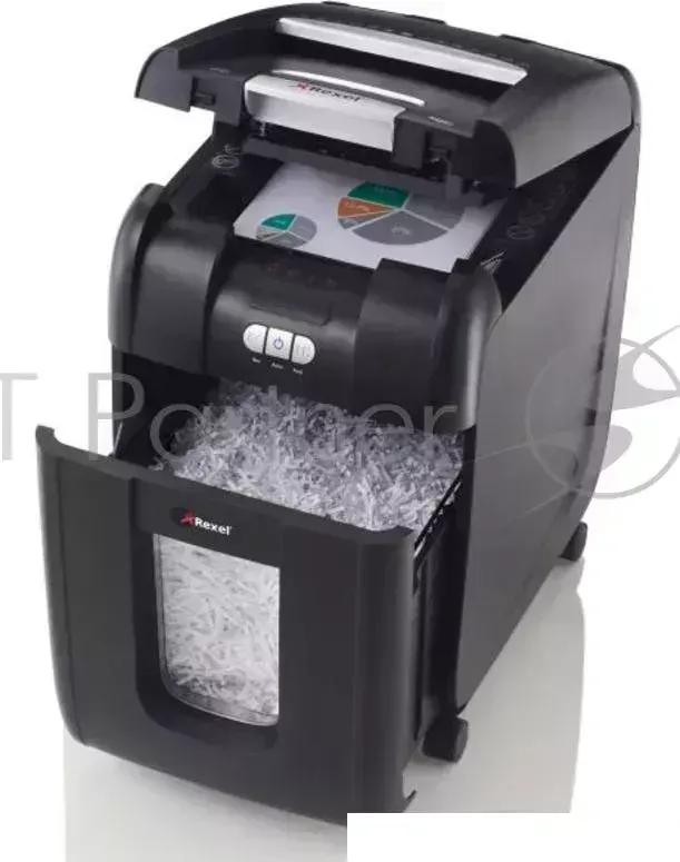 Шредер Rexel Auto 200X секр.P 4 /фрагменты/200лист./32лтр./скрепки/скобы/пл.карты/CD