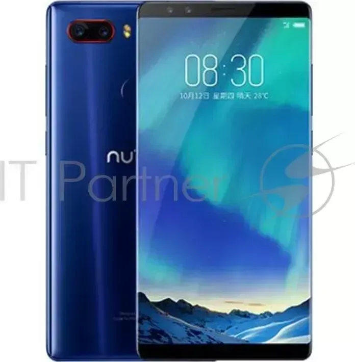 Смартфон Nubia Z17S 128Gb синий моноблок 3G 4G 2Sim 5.5" 1080x2040 Android 7.0 23Mpix 802.11abgnac BT GPS GSM900/1800 GSM1900 TouchSc MP3 NUBIA 3G 4G BT