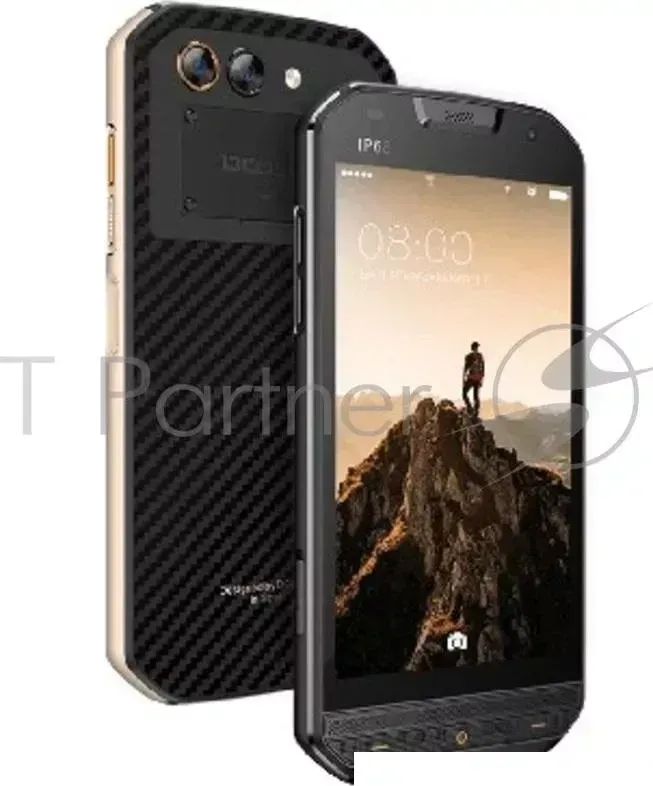 Смартфон Doogee Doogee S30 Gold, 5'' 1280x720, 1.3GHz, 4 Core, 2GB RAM, 16GB, up to 128GB flash, 8Mpix+3Mpix/5Mpix, 2 Sim, 2G, 3G, LTE, BT, Wi-Fi, GPS DOOGEE 4 up to 2