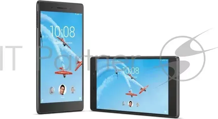 Планшет LENOVO Tab 4 TB-7504X MT8735B (1.3) 4C/RAM2Gb/ROM16Gb 7" IPS 1280x720/3G/4G/Android 7.0/черный/2Mpix/0.3Mpix/BT/GPS/WiFi/Touch/microSD/minUSB/