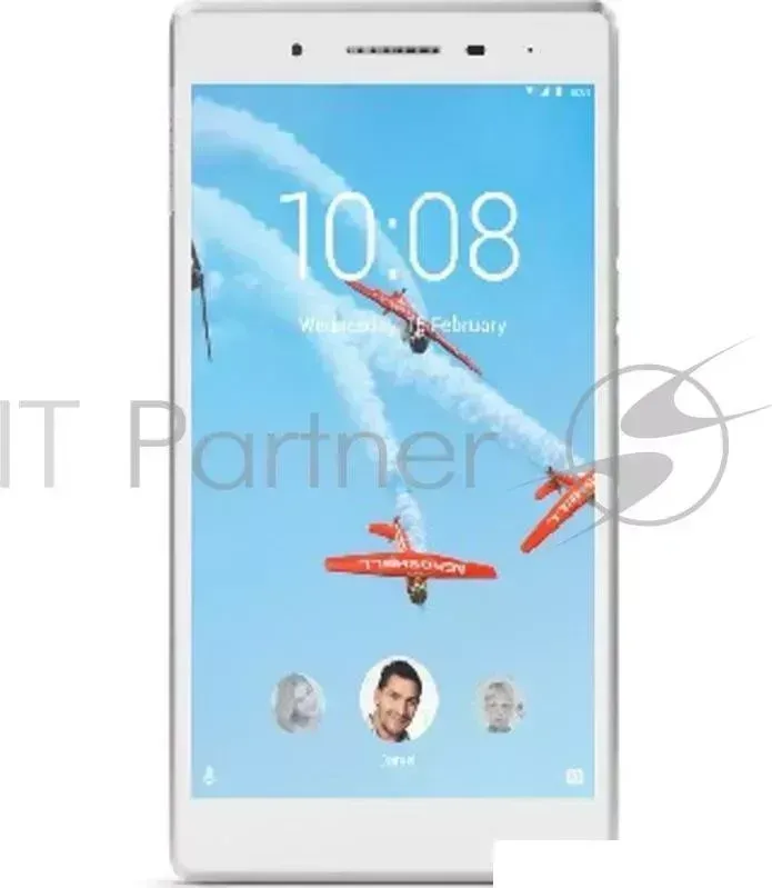 Планшет LENOVO Tab 4 TB 7504X MT8735B 1.3 4C/RAM1Gb/ROM16Gb 7" IPS 1280x720/3G/4G/Android 7.0/белый/5Mpix/2Mpix/BT/GPS/WiFi/Touch/microSD 128Gb/minUSB/3500mAh/10hr