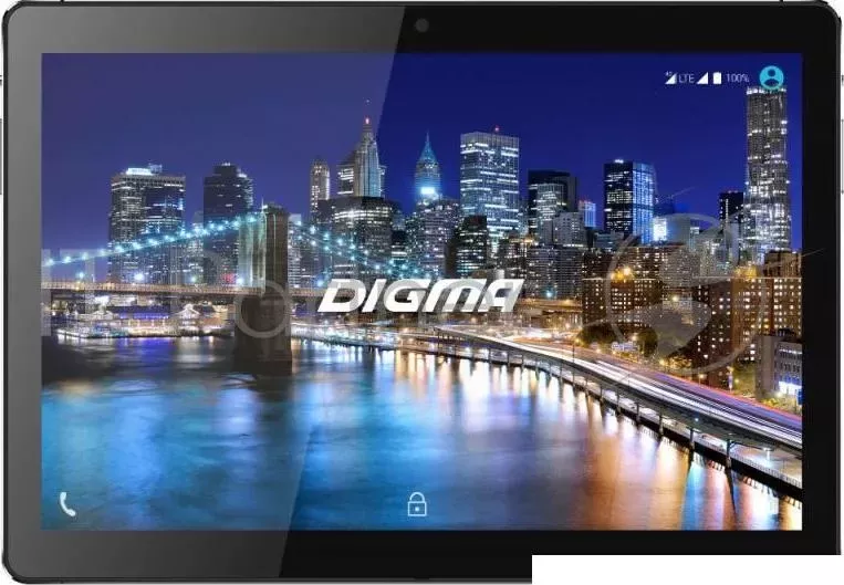 Планшет DIGMA CITI 1508 4G MT8735w (1.3) 4C/RAM3Gb/ROM64Gb 10.1" IPS 1920x1200/3G/4G/Android 6.0/черный/5Mpix/2Mpix/BT/GPS/WiFi/Touch/microSD 64Gb/min
