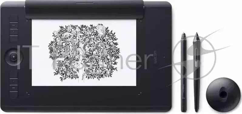 Планшет для рисования Wacom Intuos Pro Paper PTH 660P R#PAINTER2018 Bluetooth/USB черный