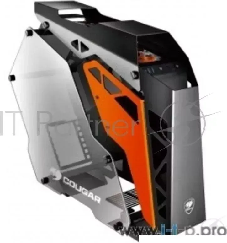 Корпус Cougar Conquer Full ATX , w/o PSU, 3xUSB3.0, Black, 3x12cm Led fan.