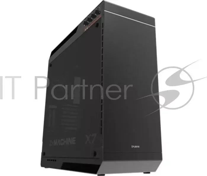 Корпус ZALMAN Z-MACHINE X7, без БП, большое боковое окно, черный, ATX, Full Tower