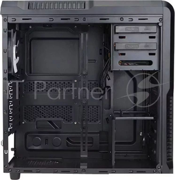 Корпус ZALMAN Z3 Plus черный w/o PSU ATX 1x80mm 1x92mm 2x120mm 2xUSB2.0 1xUSB3.0 audio bott PSU