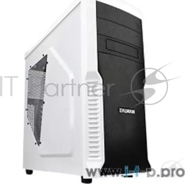 Корпус MidiTower ZALMAN Z3 Plus (без БП) белый