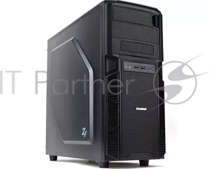 Корпус ZALMAN Z1 Middle Tower, ATX,micro ATX, без БП, размеры 199 Ш х432 В х457 Г мм, черный, 5.25 х2 внешний , 3.5х4 и 2.5х1 внутренние , 120мм вентиляторы спер