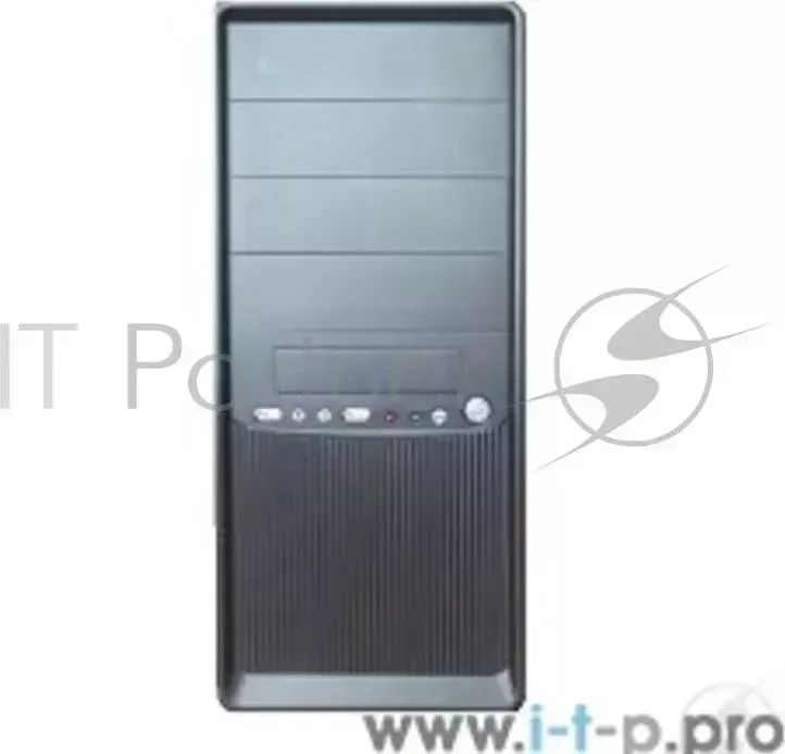Корпус Miditower SP Winard 3010 500W black/silver 2*USB 2*Audio 24pin ATX Super Power SP
