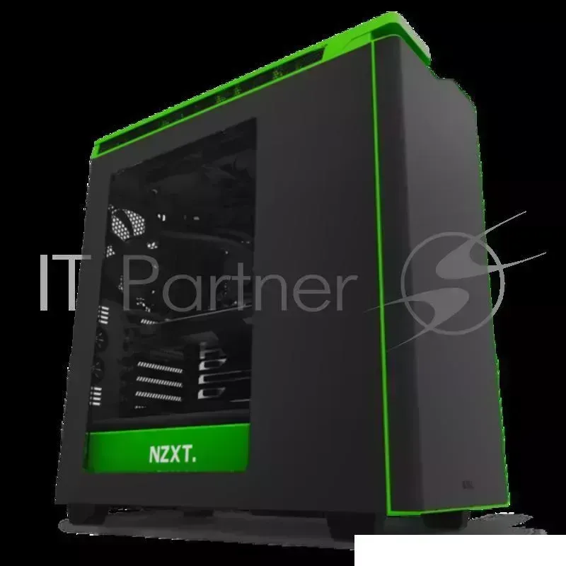 Корпус CA-H442W-M9, NZXT H440 ""NEW EDITION"" MID TOWER CASE W/WINDOW BLACK/GREEN