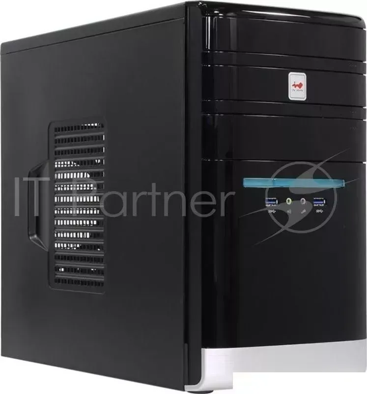 Корпус INWIN EMR038BL USB3.0 (Mini Tower, mATX, без БП, 2xUSB3.0+Audio, черно-серебристый) <6120899>
