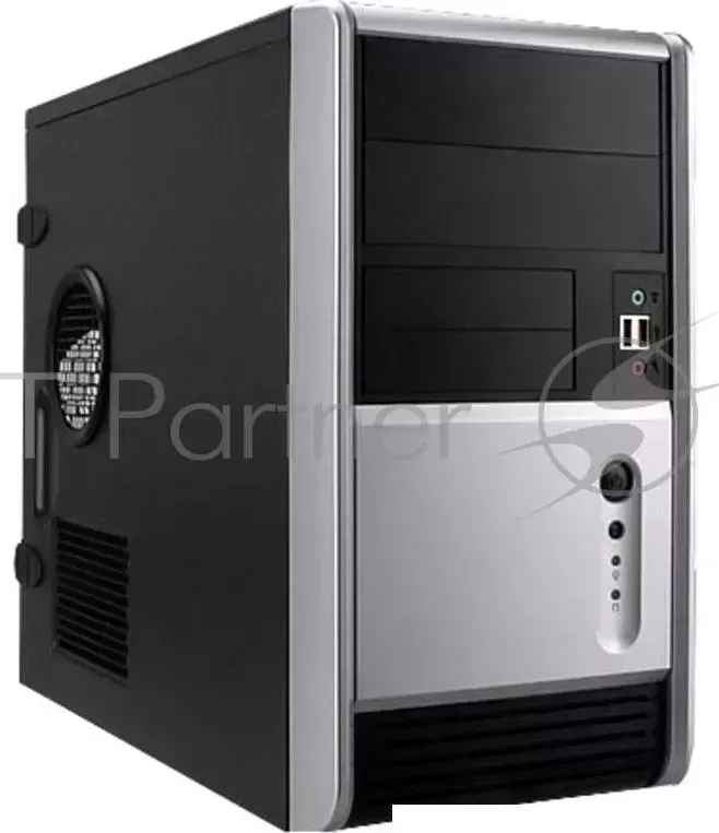 Корпус INWIN EMR006BL (Mini Tower, mATX, 450W RB-S450HQ70, USB+Audio, черный) <6120744>