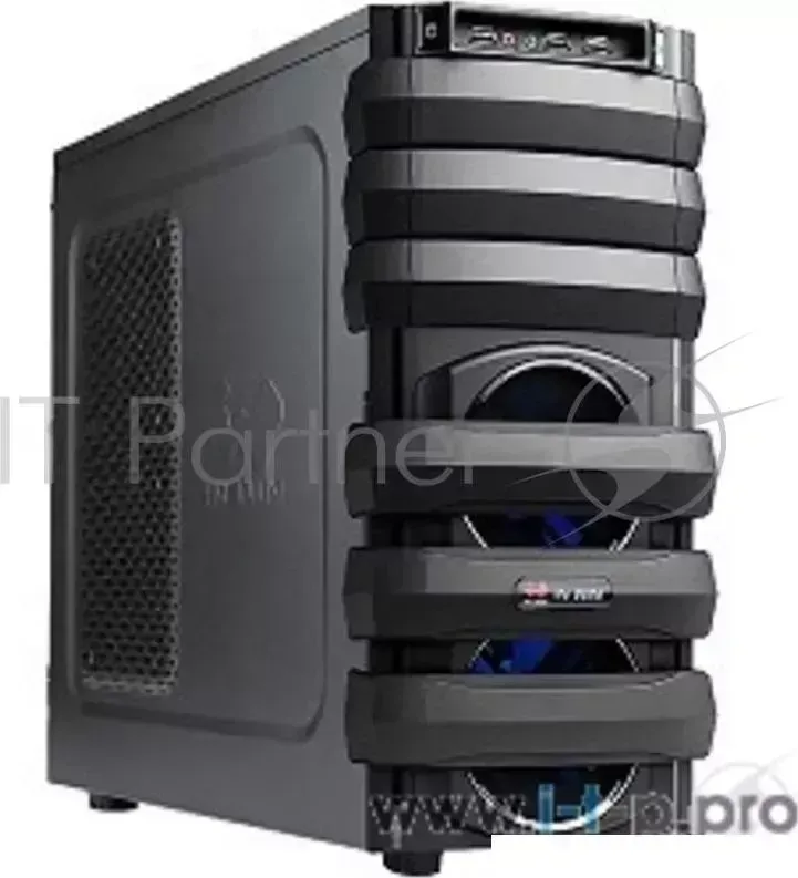 Корпус INWIN MG134BL (Mini Tower, ATX, без БП, USB3.0+2xUSB2.0+mic+Audio, черный) <6120647>