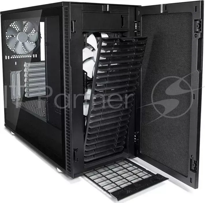 Корпус Fractal Design Define R6 TG черный без БП ATX 2xUSB2.0 2xUSB3.0 audio front door bott PSU FRACTAL DESIGN R6 TG