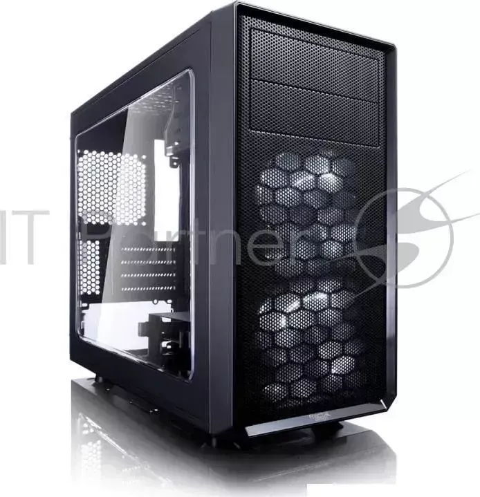 Корпус Fractal Design FOCUS MINI Window черный без БП mATX 6x120mm 1x140mm 1xUSB2.0 1xUSB3.0 audio bott PSU