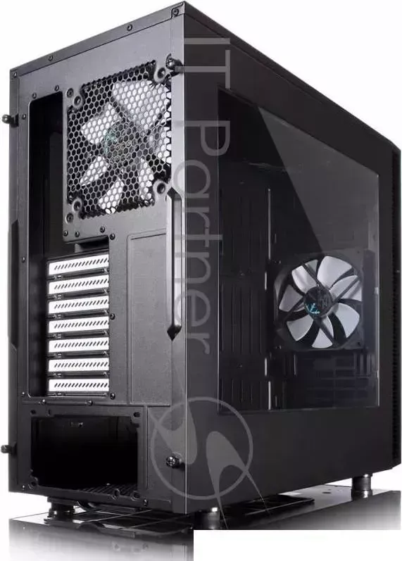 Корпус Fractal Design Define S Window черный без БП ATX 6x120mm 6x140mm 1x180mm 2xUSB3.0 audio bott PSU FRACTAL DESIGN S Black ed FD CA DEF S BK W 083450