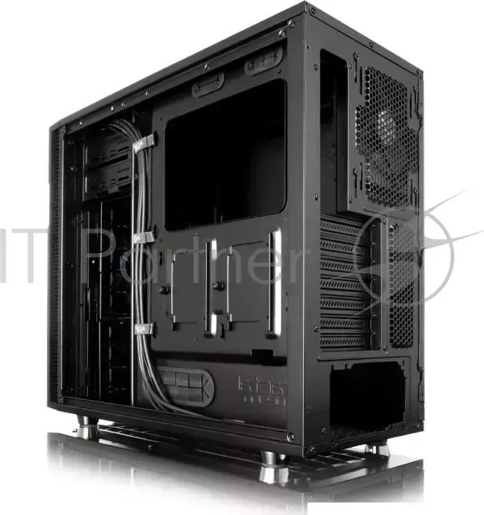 Корпус Fractal Design Define R5 Blackout Edition Window черный без БП ATX 8x120mm 8x140mm 2xUSB2.0 2xUSB3.0 audio front door bott PSU FRACTAL DESIGN R5 FD CA DEF R5 BKO W 083283