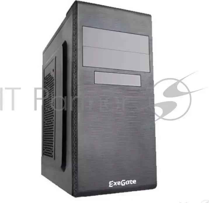 Корпус Miditower Exegate UN 603 Black, ATX, UN450, 120mm 2*USB, Audio