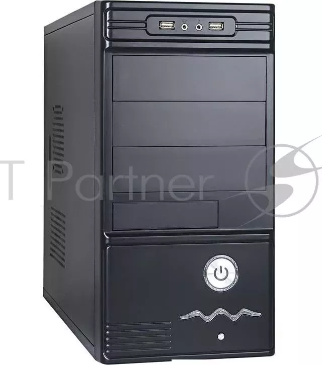 Корпус Minitower Exegate MA 368 Black, без БП, mATX, USB, Audio