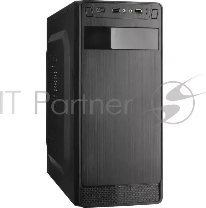 Корпус Miditower Exegate AB-222 <Black, БП AB500, 80mm, ATX, 3*SATA, USB, Audio>