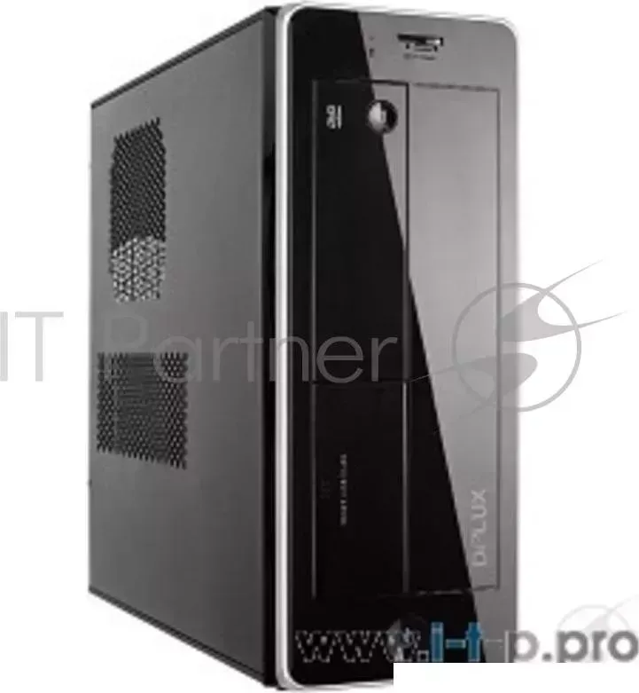 Корпус MiniTower DELUX ML-113 450W (черно-серебряный)