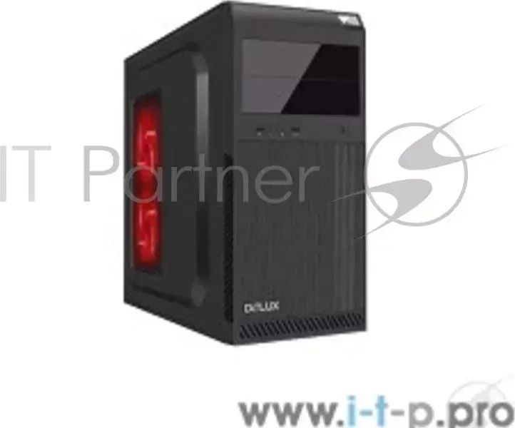 Корпус MiniTower DELUX DW600, 600W (черный) ATX 2.03, Tac 2..0, USB 3.0
