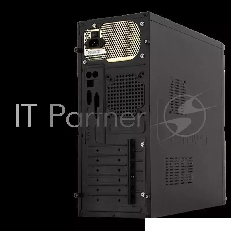 Корпус Miditower CROWN CMC-SM164 black/silver ATX (CM-PS450W smart)