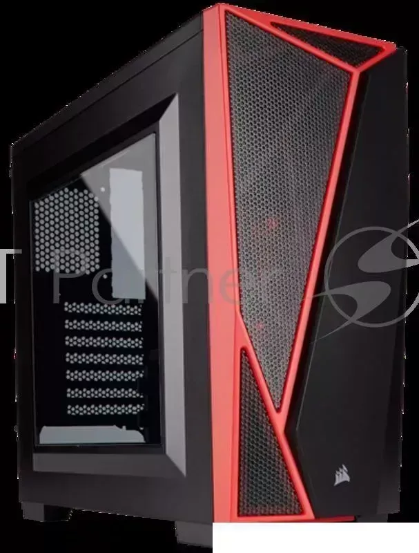 Корпус CORSAIR Middle Tower Carbide SPEC 04 Red black red w/o PSU Carbide Series SPEC 04, Black Red CC 9011107 WW