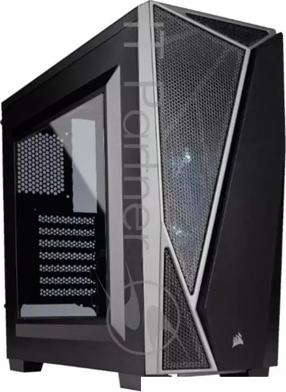Корпус CORSAIR Middle Tower Carbide SPEC 04 White black grey w/o PSU Carbide Series SPEC 04, Black Gray CC 9011109 WW