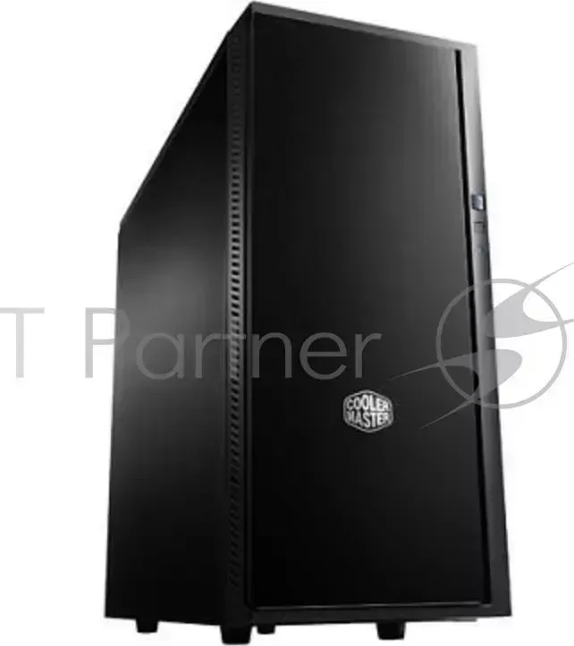 Корпус Silencio 452 (SIL-452-KKN1) <без БП, черный, с шумозащитой, ATX/mATX, съёмная корзина HDD, матовая дверца, размеры 190x449x497мм, отсеки: 2 вне Cooler Master с 2