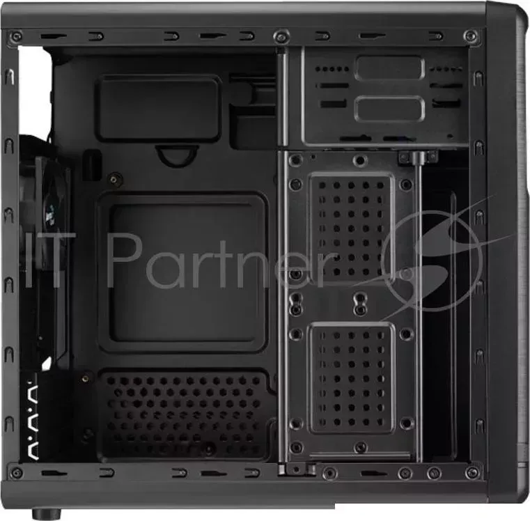 Корпус Aerocool Qs-182 черный без БП mATX 2x120mm 2xUSB2.0 1xUSB3.0 audio