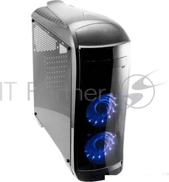Корпус 3Cott G09 черный , ATX, без БП, игровой, 1x USB 3.0, 1x USB 2.0, окно, 2х 12см LED, Г 450 * Ш 190 * В 485 мм.