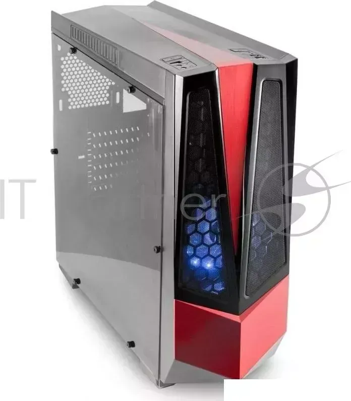 Корпус 3Cott G10 черный , ATX, без БП, игровой, 1x USB 3.0, 1x USB 2.0, окно, 2х 12см LED, Г 450 * Ш 190 * В 485 мм.