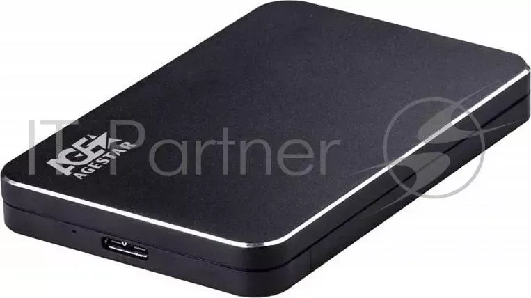 Внешний корпус для HDD AGESTAR 31UB2A18 SATA алюминий черный 2.5"