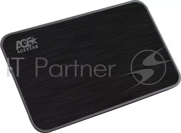 Внешний корпус для HDD AGESTAR 3UB2A8 SATA II пластик/алюминий черный 2.5"