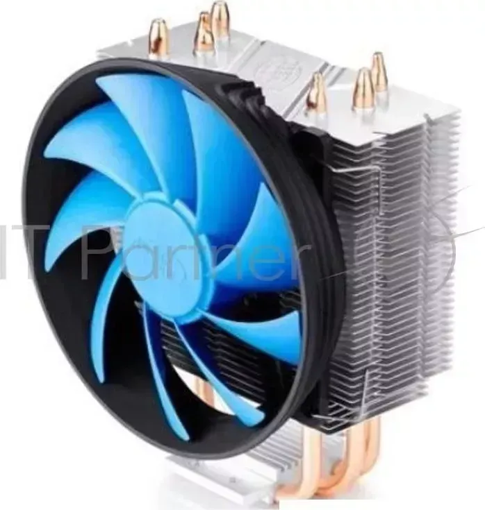 Вентилятор Cooler Deepcool GAMMAXX300 RET {Soc-775/1366/1155/1156/1150/754/939/940, AM2/АМ2+/АМ3/AM3+/FM1/FM2} DEEPCOOL GAMMAXX 300 Soc 1150/1155/1156/AM3 /FM1/FM2 4pin 18 21dB Al Cu 130W 473g клипсы