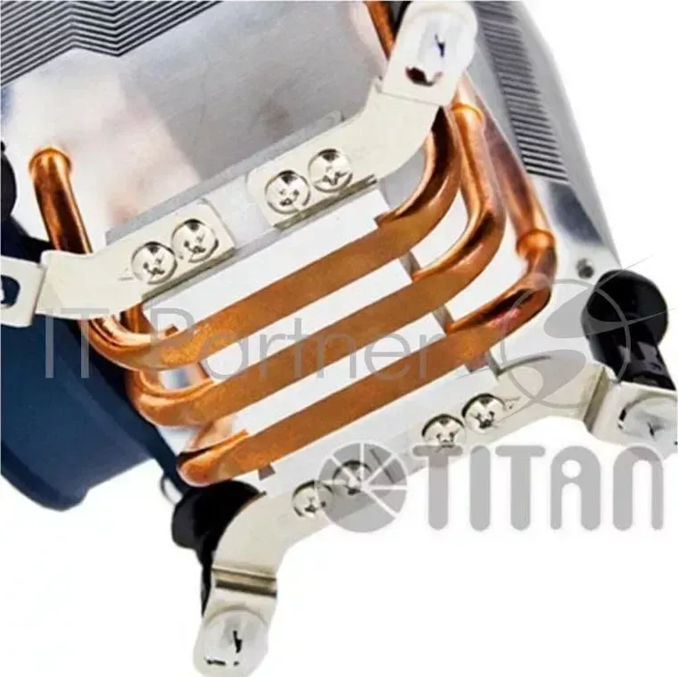 Вентилятор Cooler Titan TTC NK35TZ/RPW KU для s775/K8/1366/1156 , 2600 rpm, аллюминий медь 6 теплотрубок